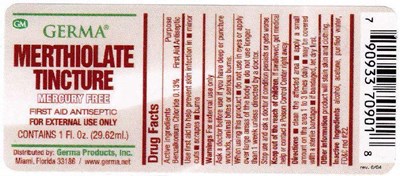 Label Image (Merthilolate Tincture)